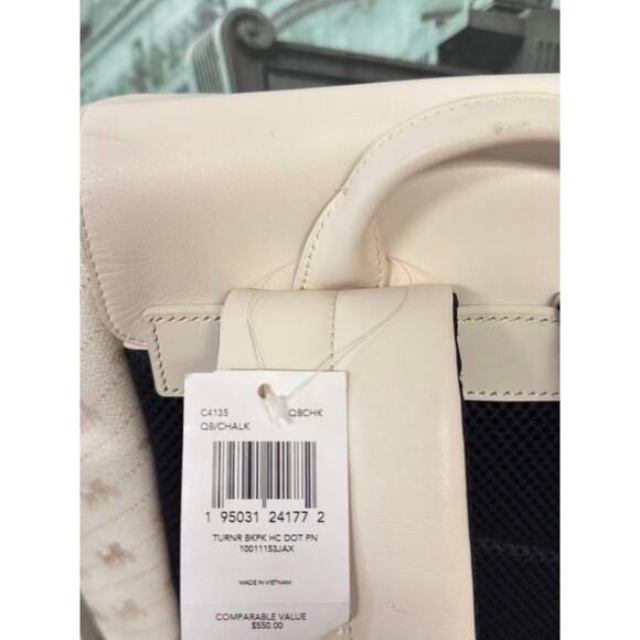 Coach C4135 Turner Backpack With Horse And Carriage Dot Print IN CHALK - Picture 7 of 7